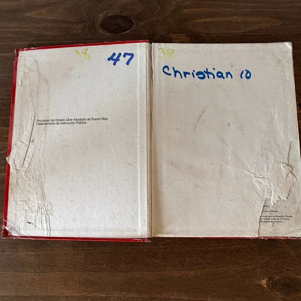 3pc Vintage Investiguemos en Ciencia 4 5 6 Puerto Rico Spanish School Books